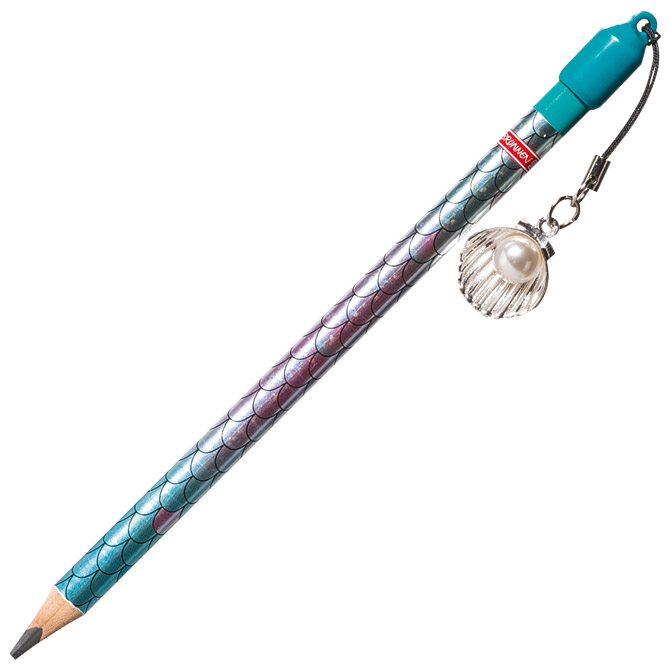 Olovka grafitna HB Jumbo trokutasta s privjeskom Mermaid Brunnen 10-29056 642!!