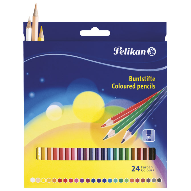 Boje drvene  24boje Pelikan 724013 (100401615) blister