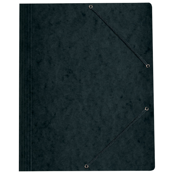 Fascikl klapna s gumicom karton A4 Herlitz 11199544 crni