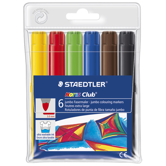 Flomaster školski   6boja jumbo Staedtler 340 WP6!!