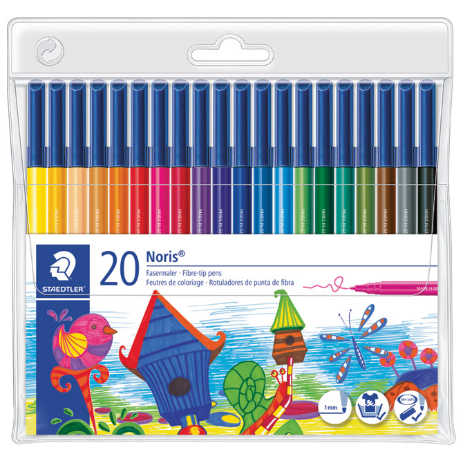 Flomaster školski  20boja Noris Staedtler 326 WP20!!