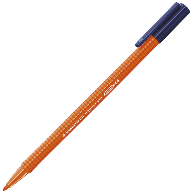 Flomaster školski 1mm Triplus Staedtler 323-4 narančasti!!
