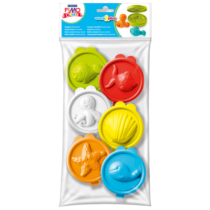Kalup za modeliranje pk6 Sealife Fimo Kids Staedtler 8741 02 blister!!