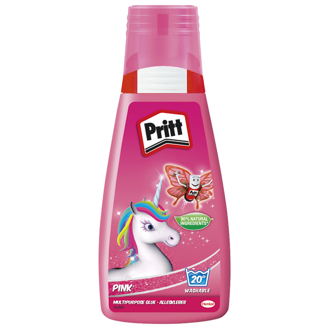Ljepilo tekuće univerzalno 100g rozi jednorog Pritt Henkel 2356698!!