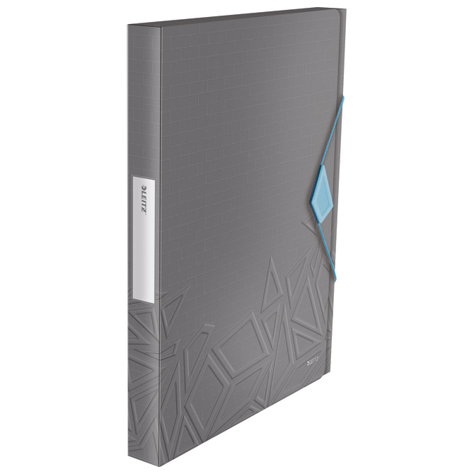 Mapa s gumicom hrbat-30mm A4 pp Urban Leitz 39990089 sivo/plava!!