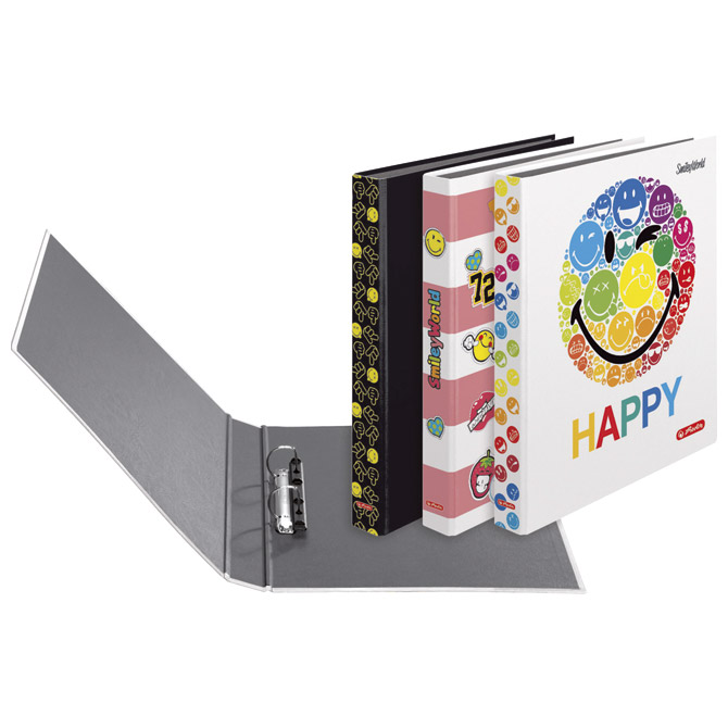 Mapa uložna 2D ringa-fi25/hrbat-40mm A4 Smiley Herlitz 50002061 sortirano!!