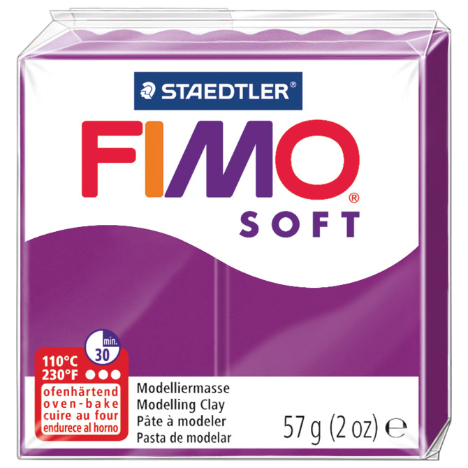 Masa za modeliranje   57g Fimo Soft Staedtler 8020-61 ljubičasta