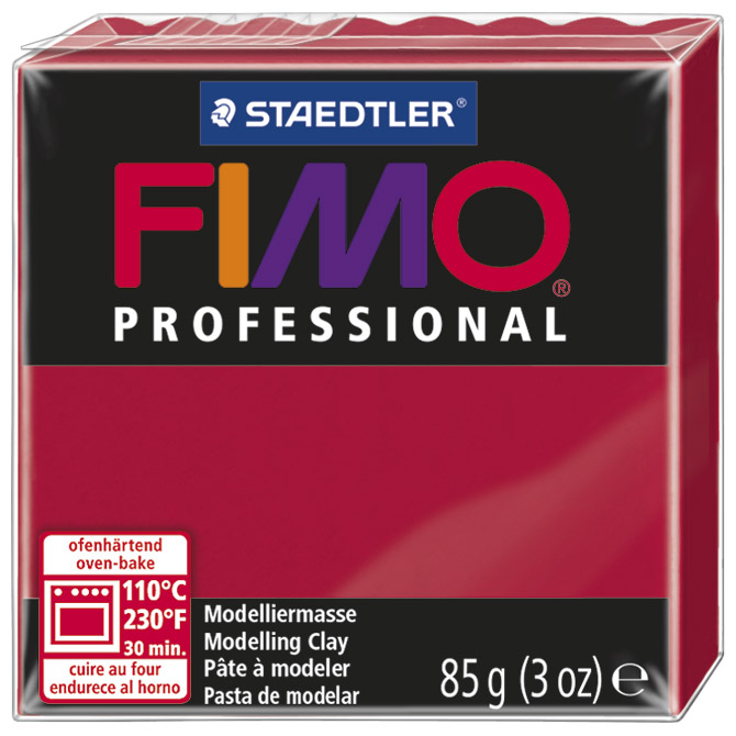 Masa za modeliranje   85g Fimo Professional Staedtler 8004-29 tamnocrvena!!