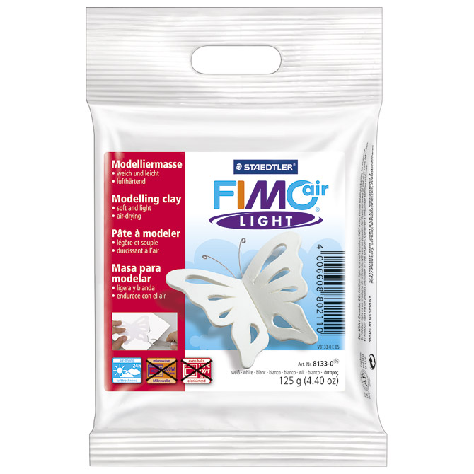 Glinamol  125g Fimo Air Light Staedtler 8133-0 bijela!!