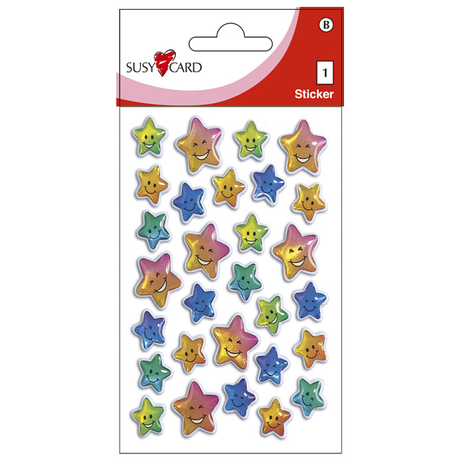 Naljepnice dječje 3D zvijezde Herlitz 11257987 blister!!