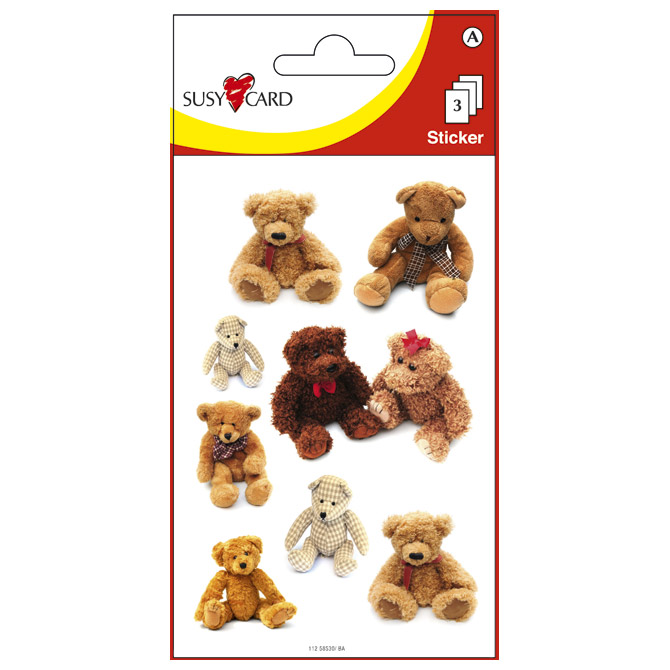 Naljepnice dječje medvjedi Herlitz 11258530 blister!!