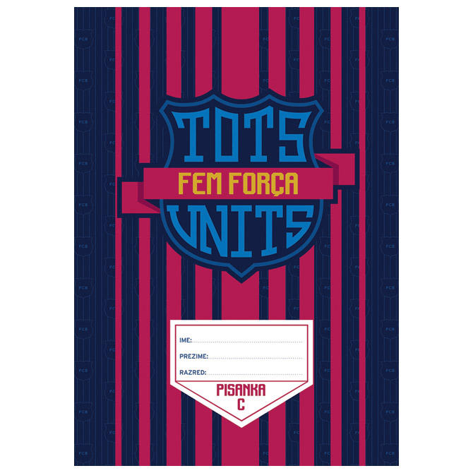 Obrazac školski pisanka "C" za 2 i 3razred Barcelona Mar-Mar!!