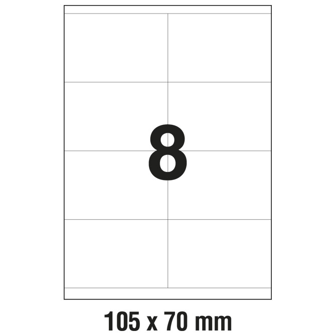 Etikete ILK 105x70mm pk100L Zweckform 3426