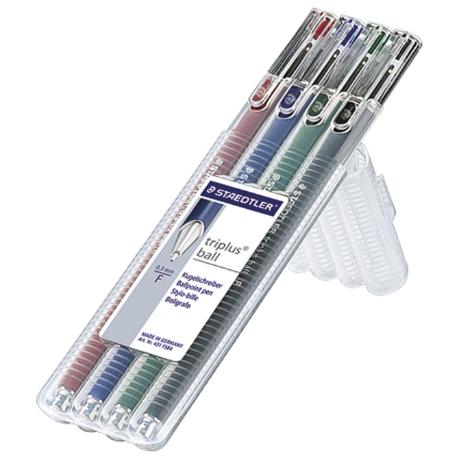 Olovka kemijska pk4 ball Triplus Staedtler 431FSB4 sortirano!!
