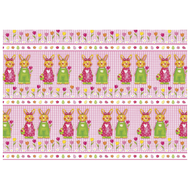 Papir ukrasni rola 70x200cm Bunny couple Herlitz 11439833