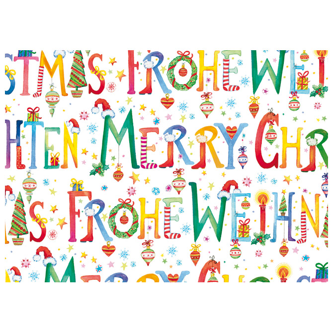 Papir ukrasni rola 70x200cm Merry Xmas Herlitz 40024165