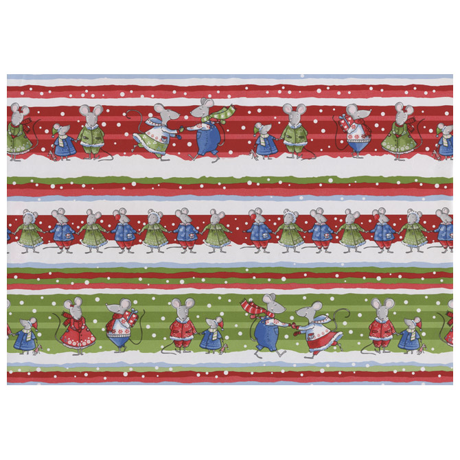 Papir ukrasni rola 70x200cm Snow Mice Herlitz 11103686!!