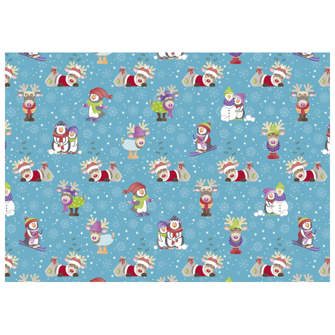 Papir ukrasni rola 70x200cm Snow&Fun Herlitz 11427366!!
