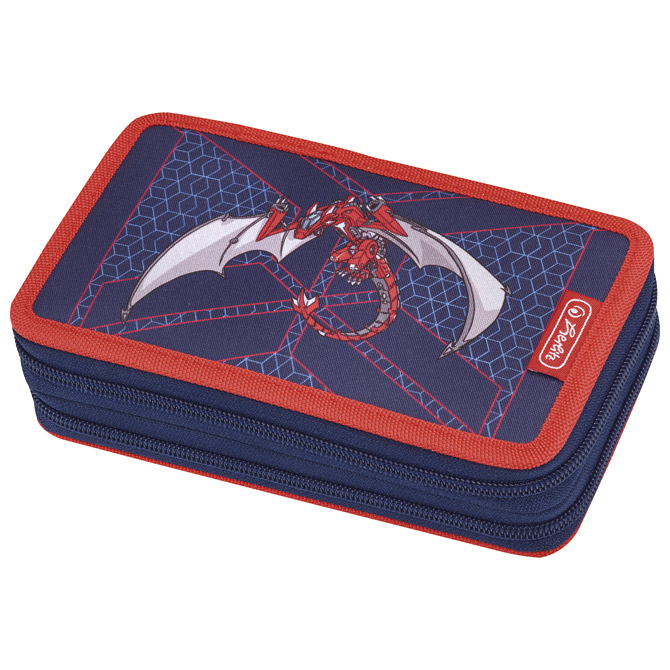 Pernica puna 2zipa Red Robo Dragon Herlitz 50014279!!