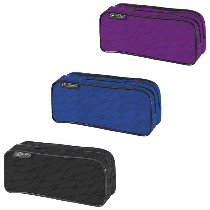 Pernica vrećica/pravokutna 2zipa Wild print Herlitz 10679710 sortirano