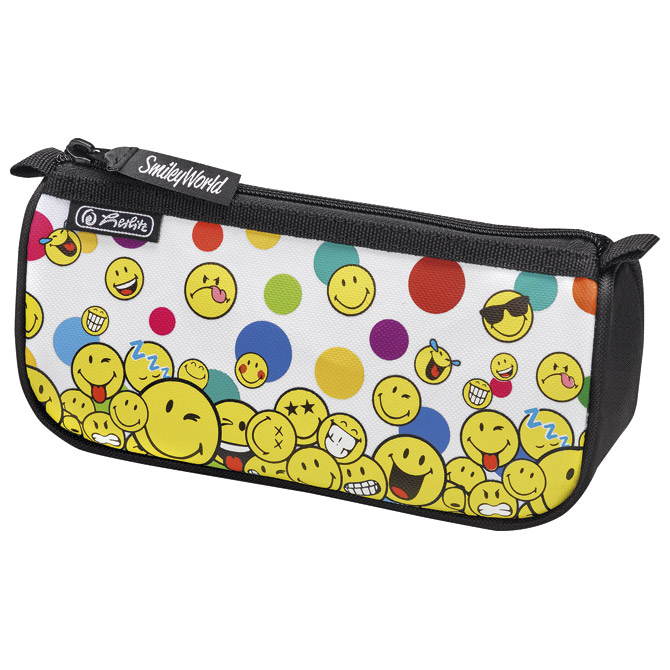 Pernica vrećica/trokutasta Smileyworld Rainbow Faces Herlitz 50015344!!