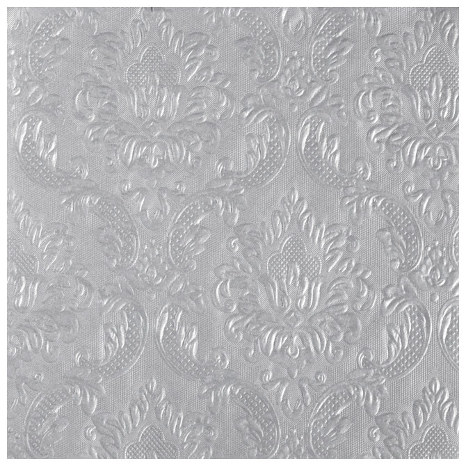 Salvete troslojne 33x33cm pk16 embossed Herlitz 11204260 srebrne!!
