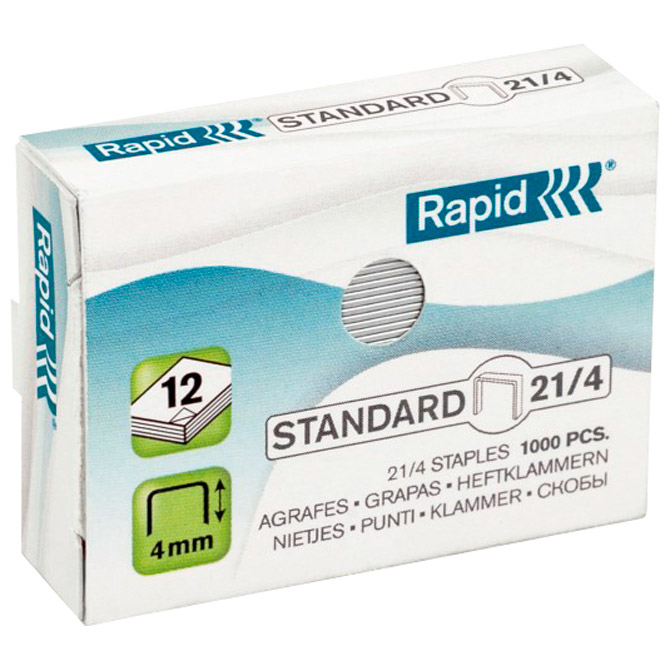 Spajalice strojne br.21/4 pk1000 Standard Rapid 24867600!!