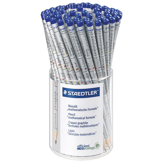 Olovka grafitna HB matematičke formule u čaši pk72 Staedtler 1810 KP72!!