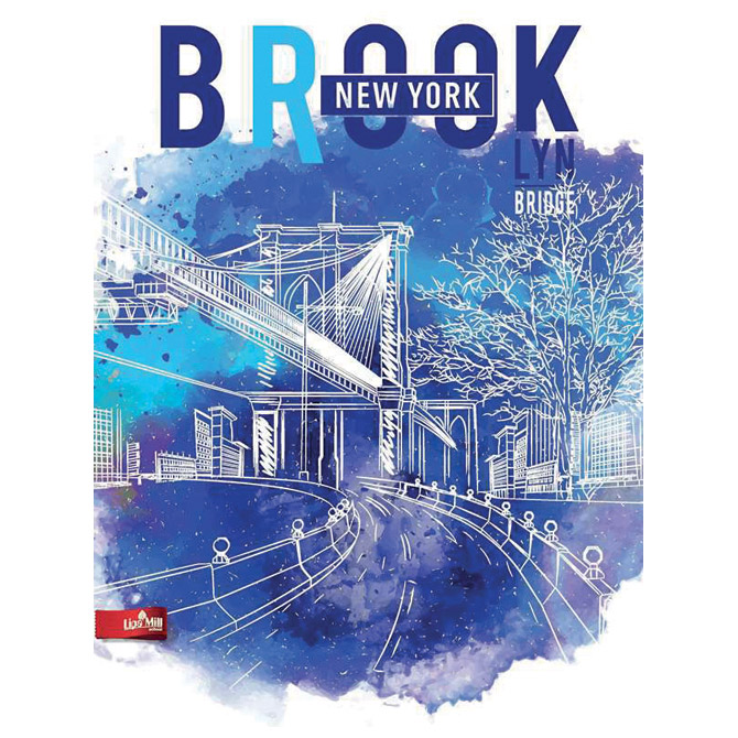 Teka meki uvez A4 karo 40+2L 75g akvarel Gradovi Mar-Mar!!