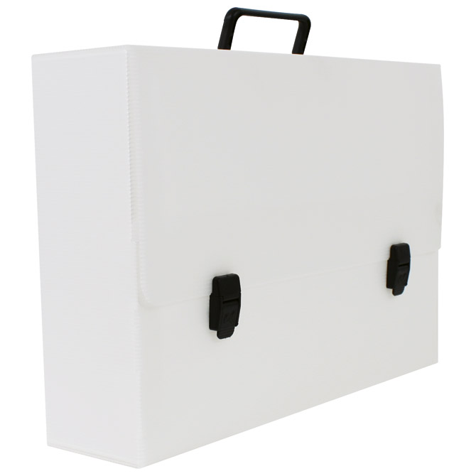 Torba-kofer pp-tvrdi  460x315x110mm Balmar (Dispaco) 4440 bijela/crna ručka!!