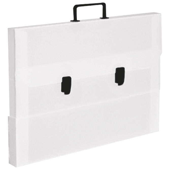 Torba-kofer pp-tvrdi  640x460x30mm Balmar (Dispaco) 5640 bijela/crna ručka