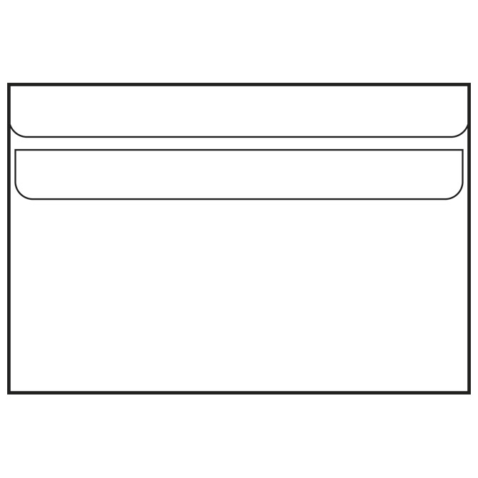 Kuverte B6-BB latex 75g pk100 Fornax