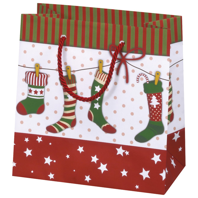 Vrećice ukrasne 16,5x16,5x9cm Xmas stocking Herlitz 40001661