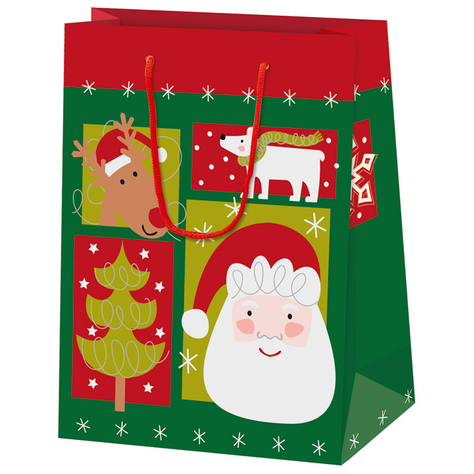 Vrećice ukrasne 16x22x8 Santa and friends Herlitz 40023878!!