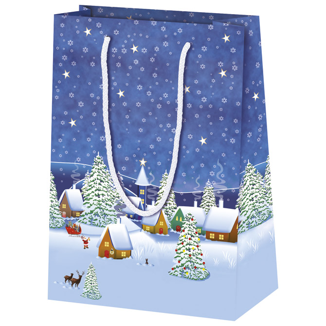 Vrećice ukrasne 16x22x8cm Winter village Herlitz 40001777!!