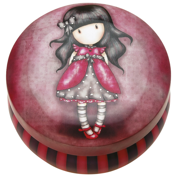 Kutija ukrasna metalna s poklopcem Ladybird Gorjuss 242LB!!