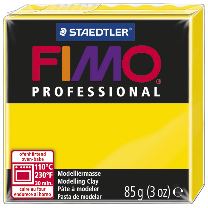 Masa za modeliranje   85g Fimo Professional Staedtler 8004-100 žuta!!