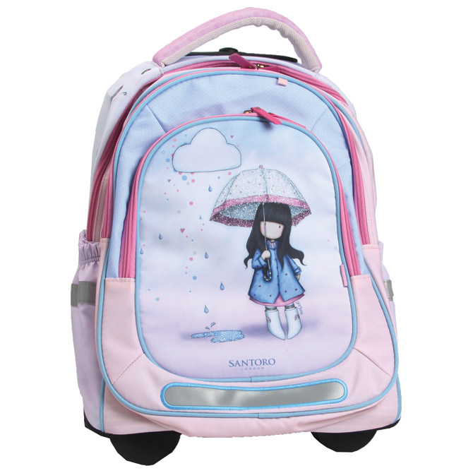 Ruksak školski anatomski s kotačićima Puddles of Love Gorjuss G4100023!!