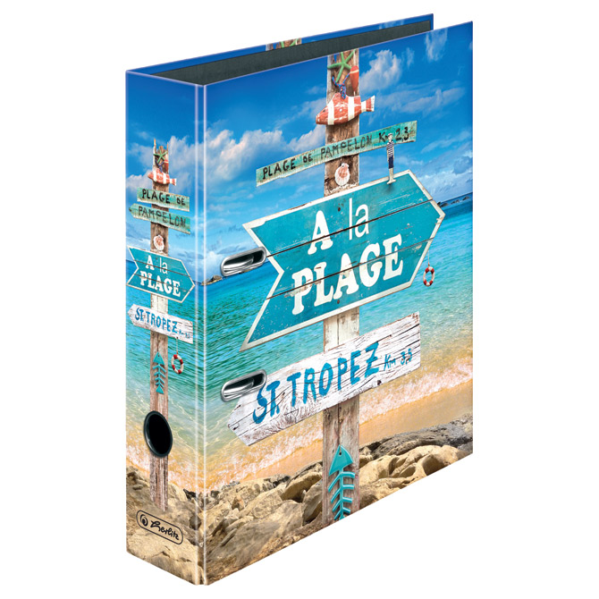 Registrator A4 široki samostojeći maX.file Plage Herlitz 50023714!!