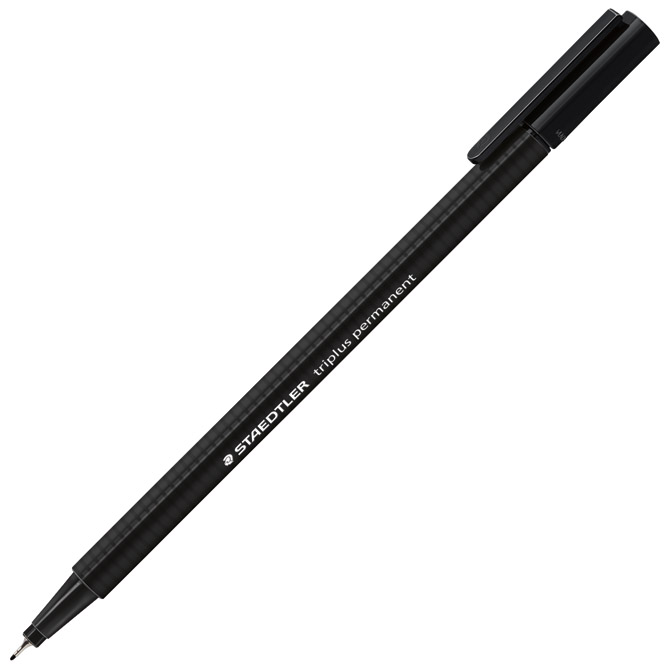 Flomaster permanentni fineliner 0,3mm Triplus Staedtler 331-9 crni!!