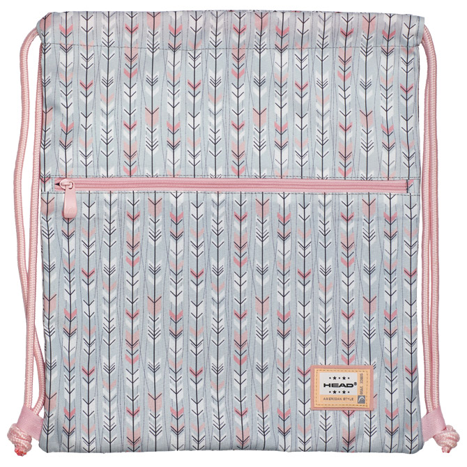 Vrećica za tjelesni Arrow Head 507019025 sivo/pastelno roza!!