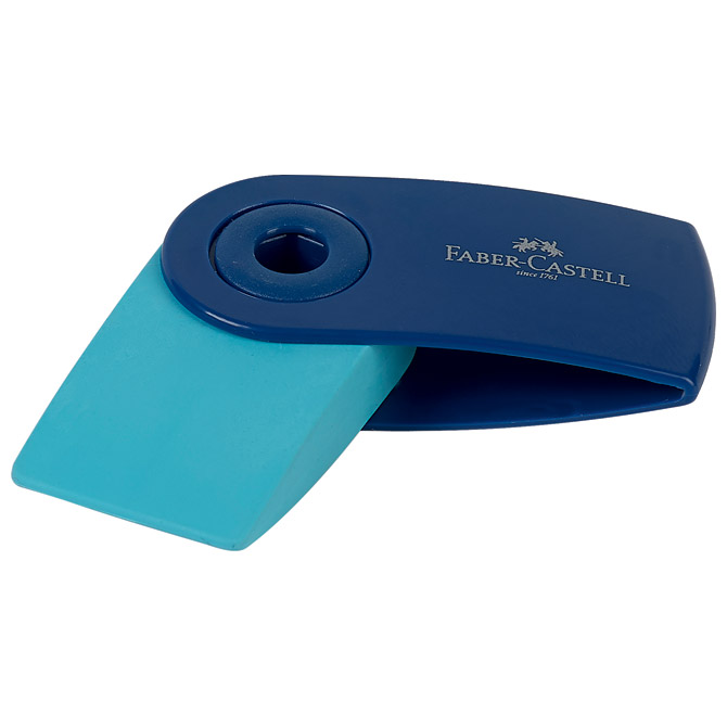 Gumica plastična Sleeve Mini Faber-Castell 182445 sortirano!!