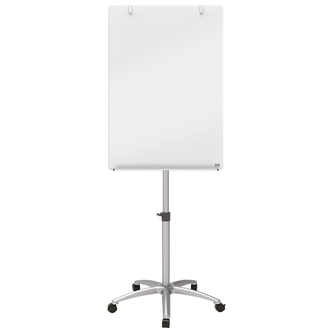 Stalak flipchart+bijela ploča pomični 70x100cm staklena Nobo 1903949
