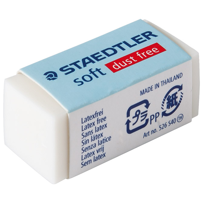 Gumica Soft Staedtler 526 S40 bijela-KOMAD!!