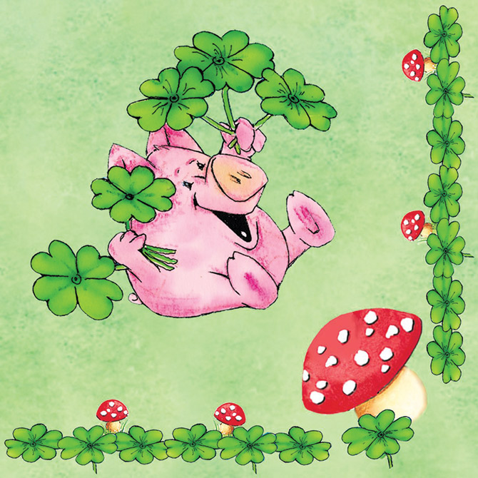Salvete troslojne 33x33cm pk20 Lucky charms Herlitz 11250172!!