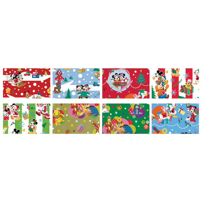 Papir ukrasni rola 70x200 cm Walt Disney Rex-Saul Sadoch - novogodišnji motivi W33J1NAT