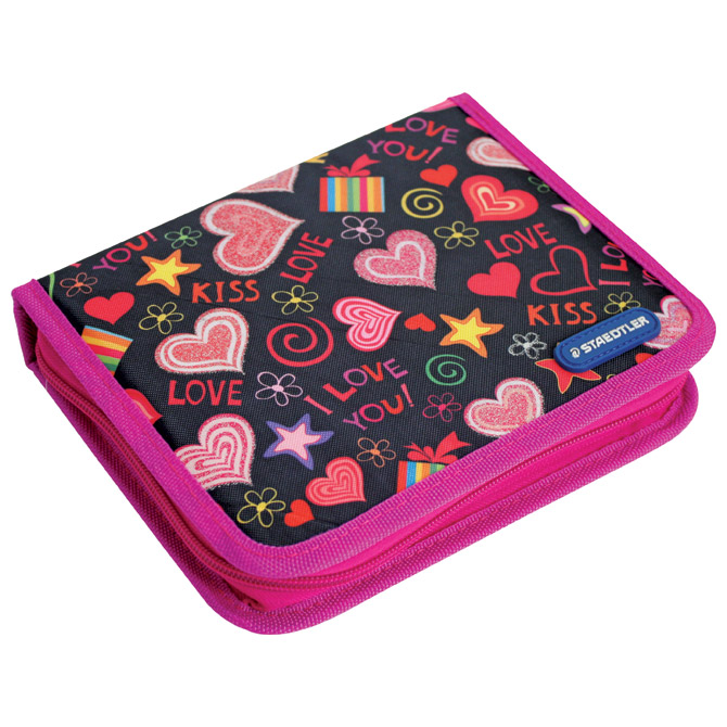 Pernica puna 1zip 2preklopa Kiss+drvene bojice 144NC12 GRATIS Staedtler!!