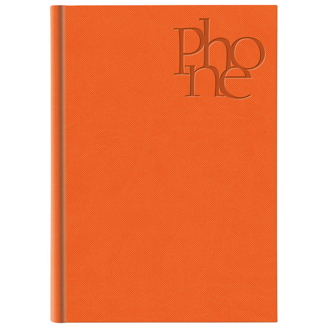 Adresar telefonski 145x205mm A-Ž Trek 427 narančasti