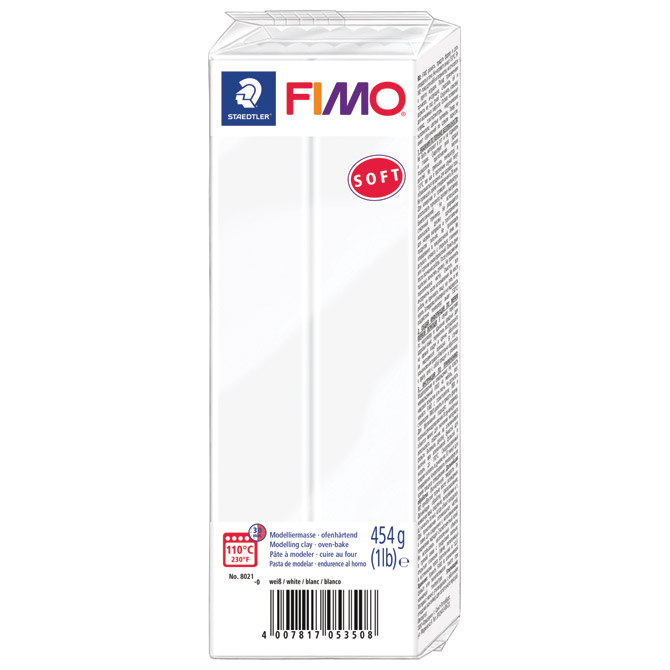 Masa za modeliranje  454g Fimo Soft Staedtler 8021-0 bijela