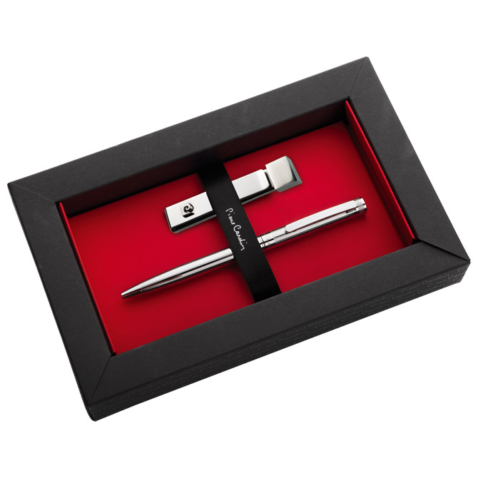Set poklon olovka kemijska+USB 32GB kvačica za novac Millenium Pierre Cardin B3500900IP3